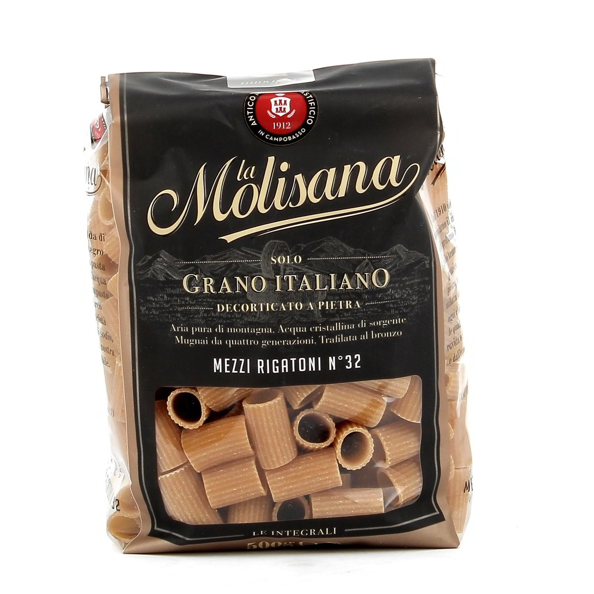 LA Molisana Mezzi Rigatoni Integrali N.32 500 g