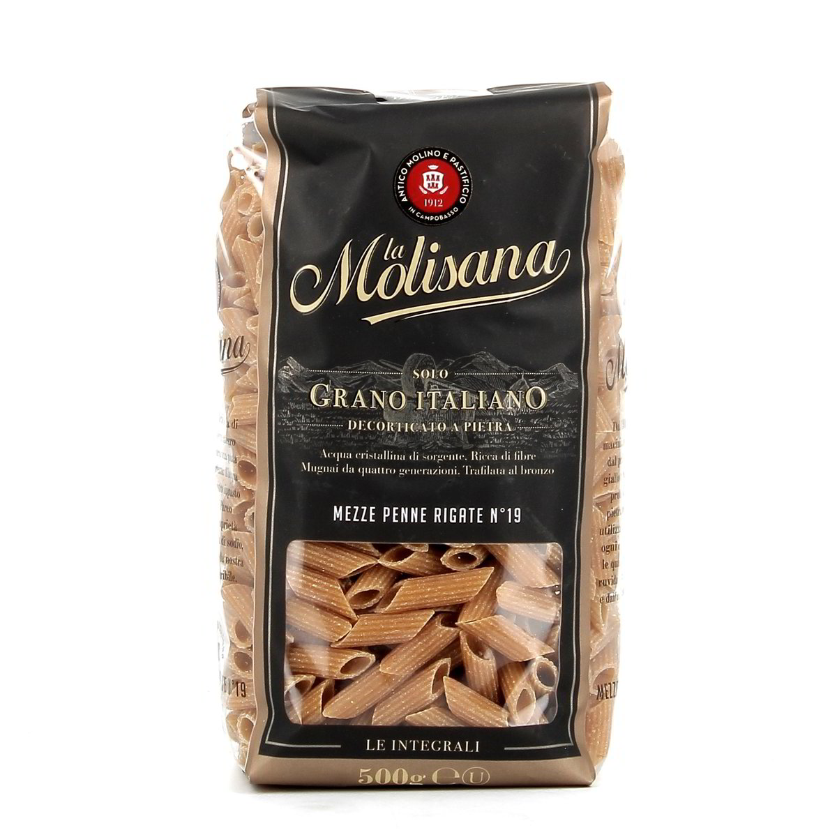 LA Molisana Mezze Penne Rigate Integrali N.19 500 g