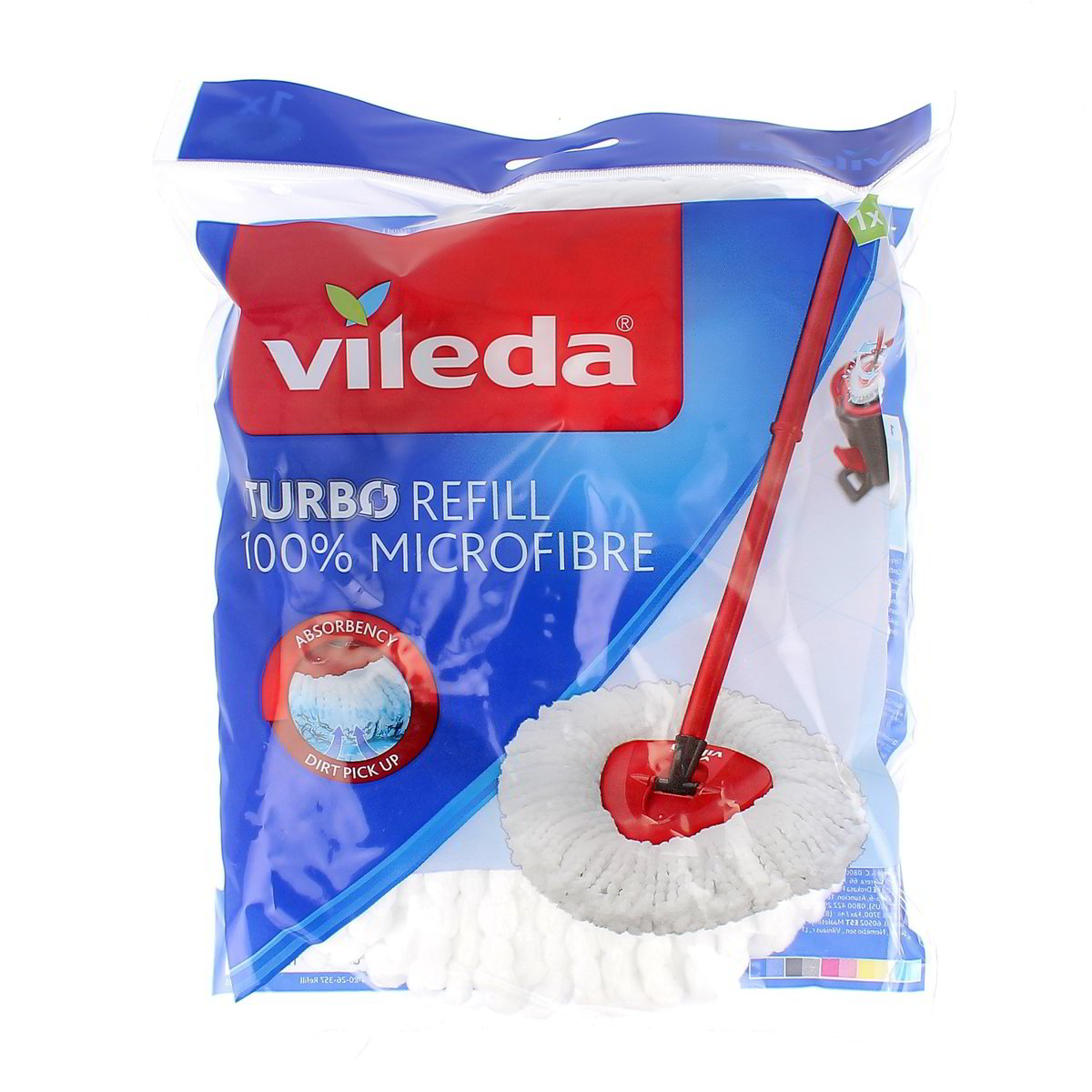 Vileda Refill Turbo 100% Microfibre 1 pezzo