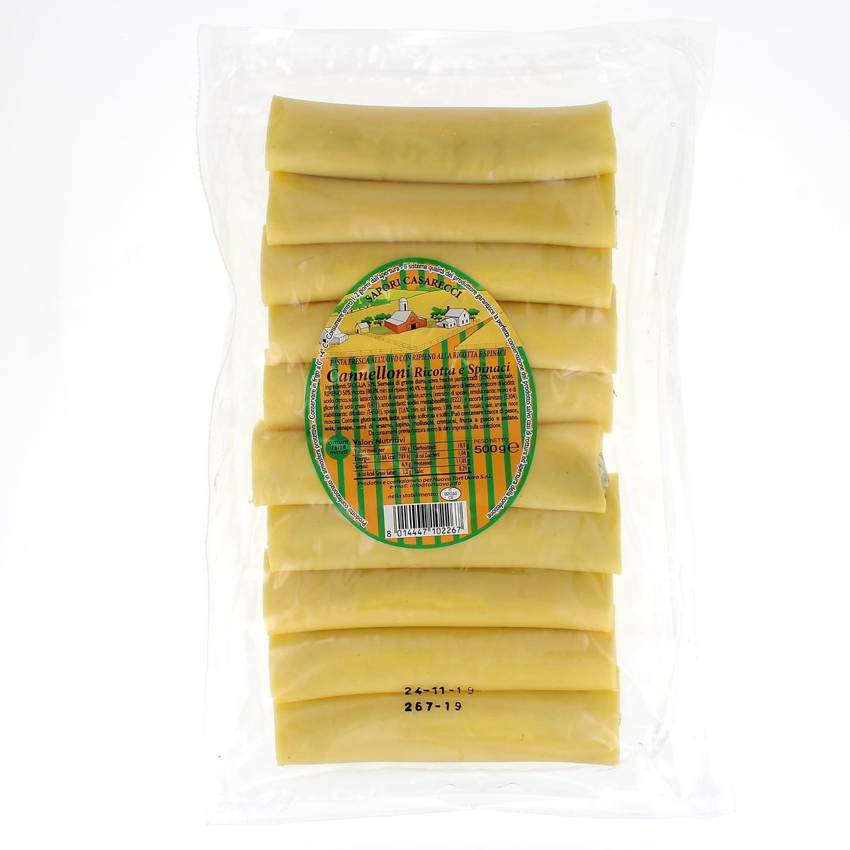 Sapori Casarecci Cannelloni Ricotta E Spinaci 500 g
