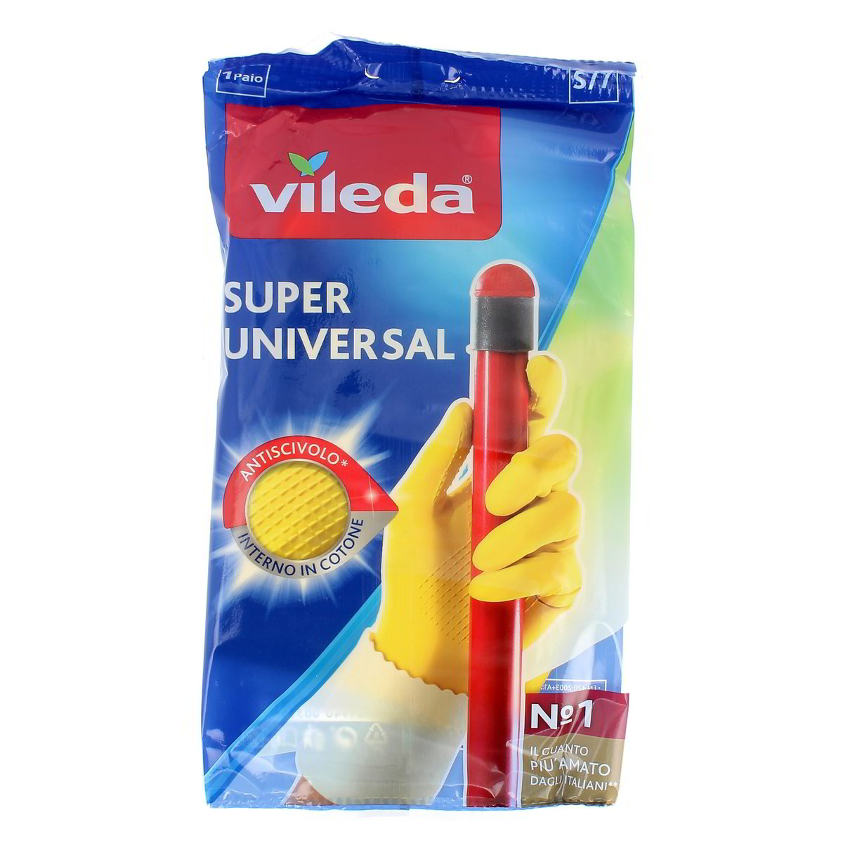 Vileda Guanti Super Universal Taglia S 1 paio