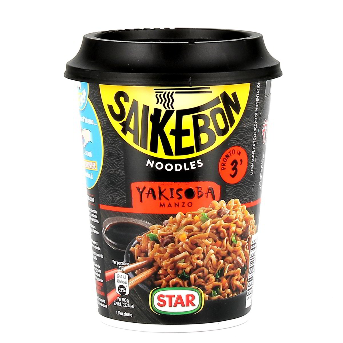 Star Saikebon Cup Noodles Yakisoba Manzo 93 g