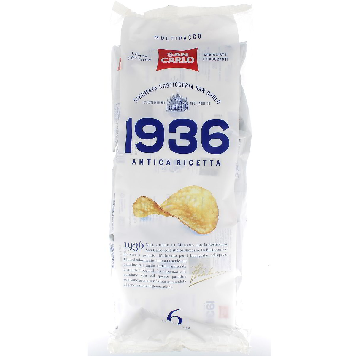 SAN Carlo 1936 PATATINA ANTICA RICETTA x6 150 g