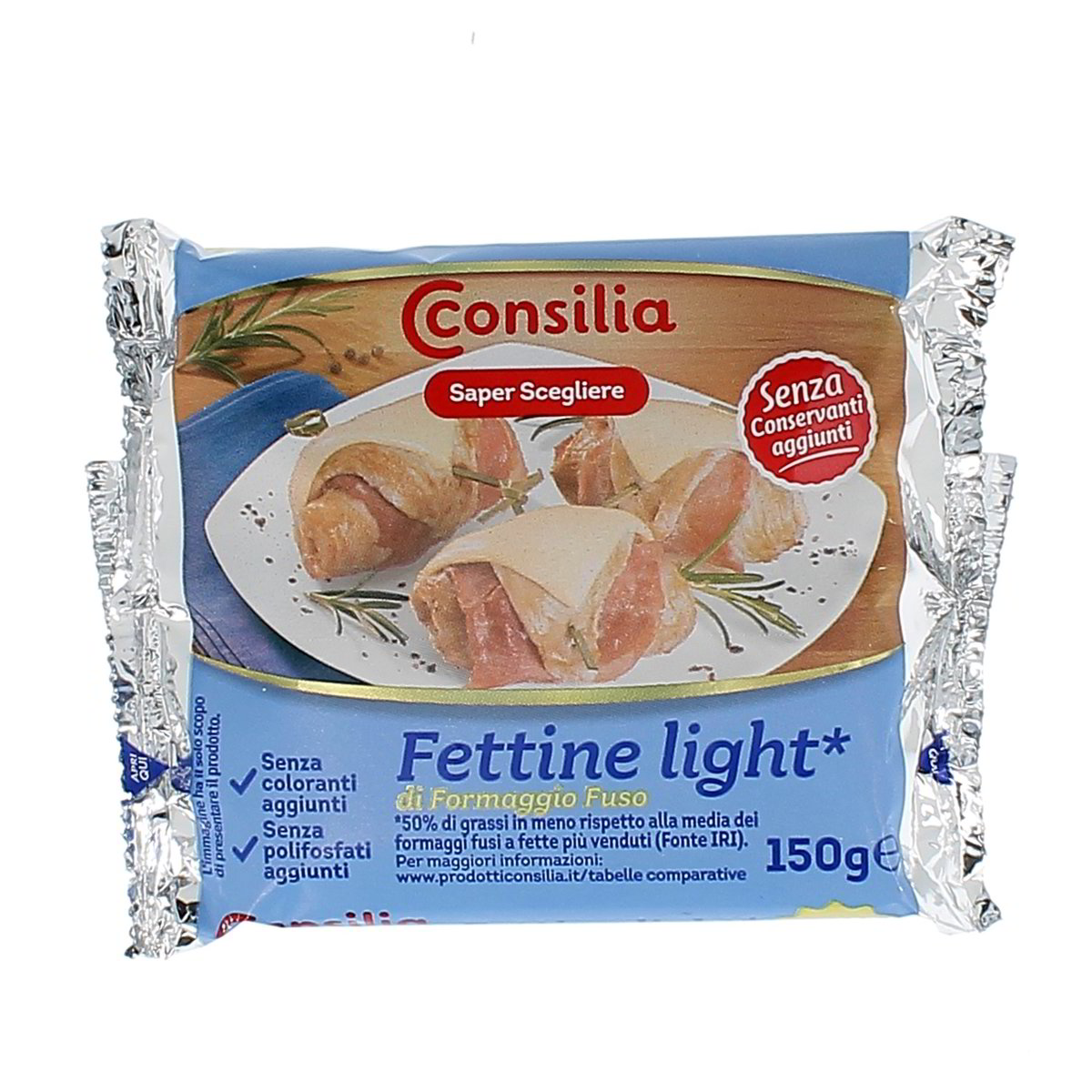Consilia Fettine Di Formaggio Fuso Light 150 g