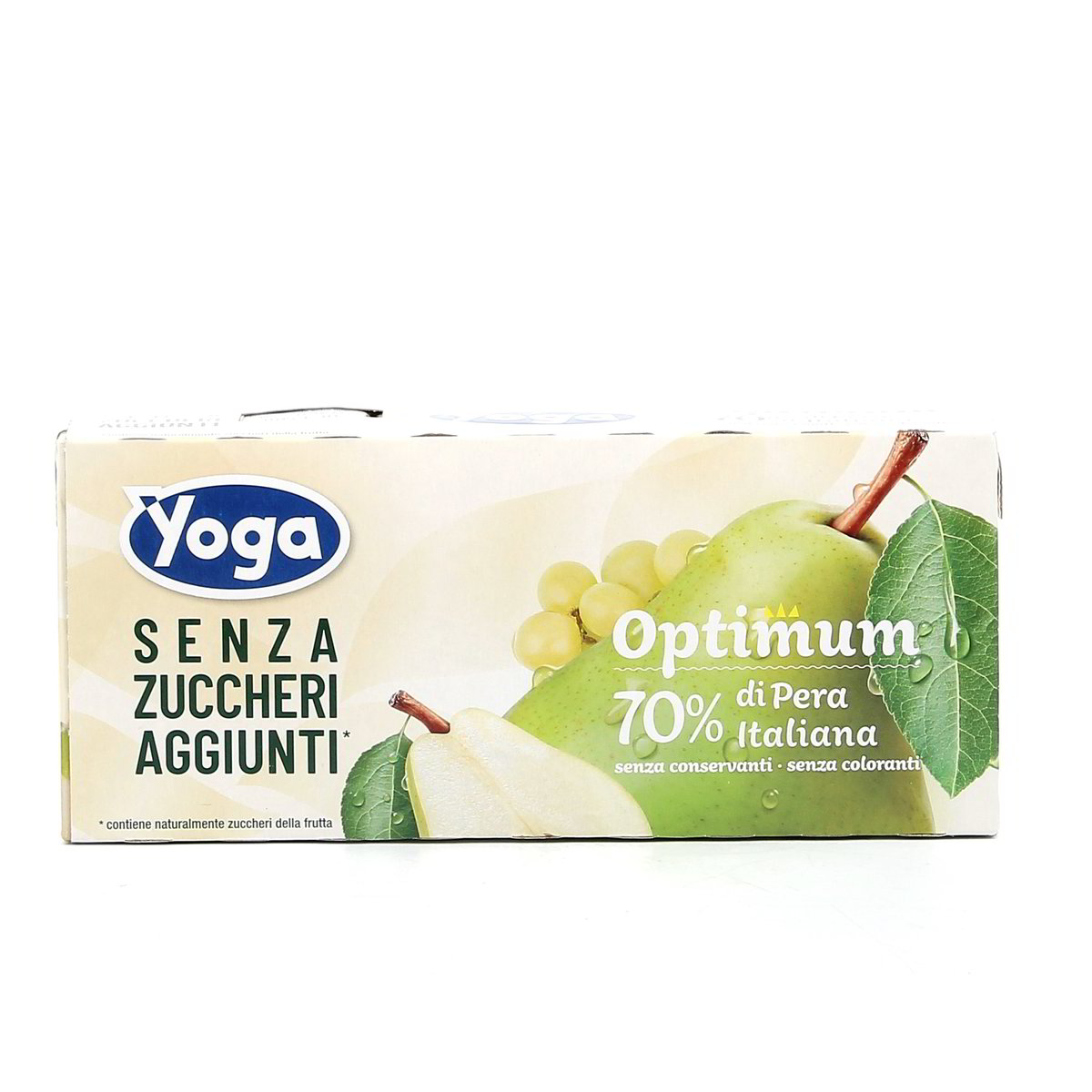Yoga Succo Optimum 70% Di Pera Senza Zuccheri Aggiunti 3x20 cl