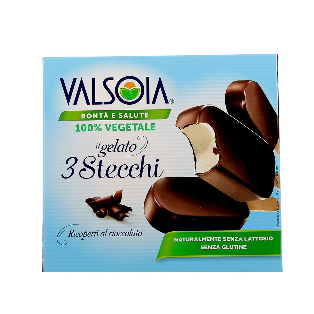 Valsoia STECCHI GELATO RICOPERTI AL CIOCCOLATO x3 250 g