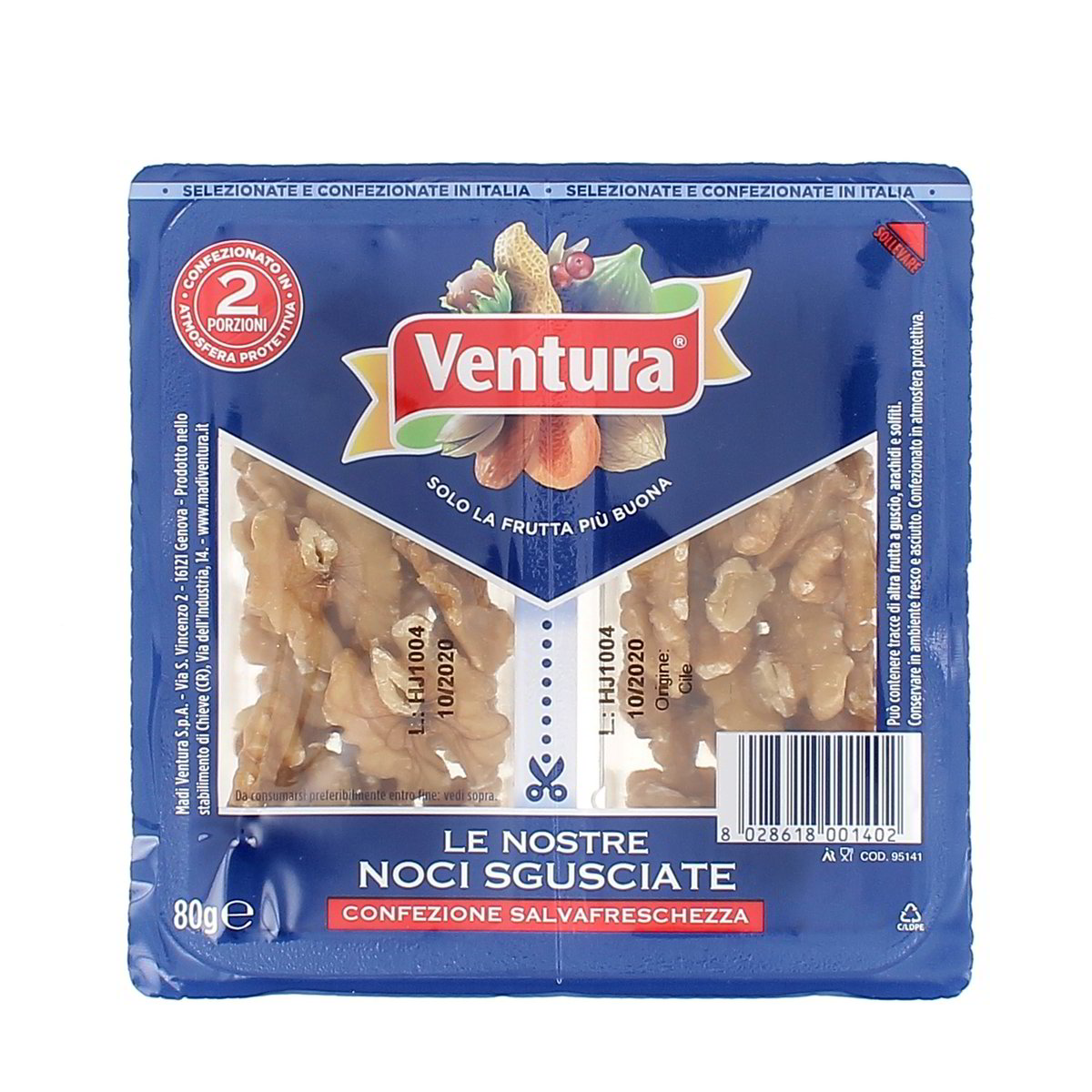 Ventura Noci Sgusciate 2x40 g