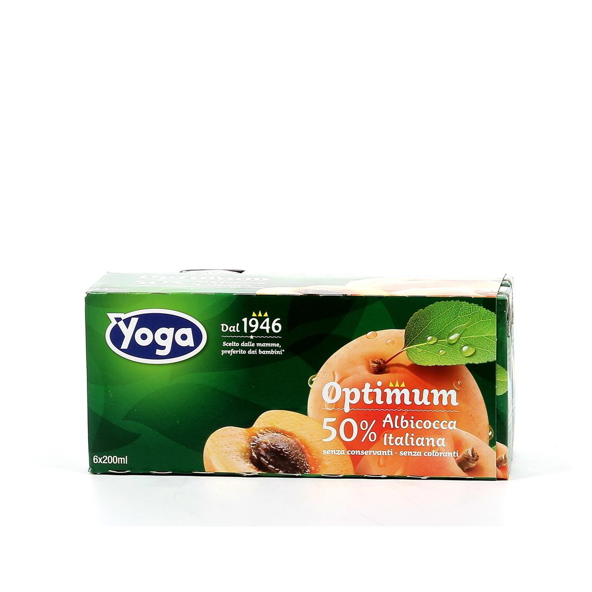 Yoga Succo Optimum 50% Albicocca 6x20 cl