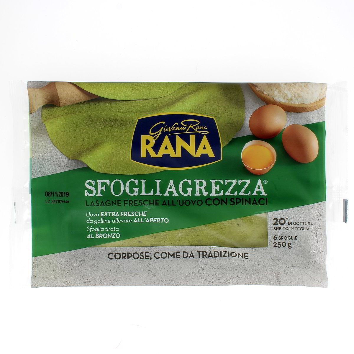Rana Sfogliagrezza Lasagne Con Spinaci 250 g