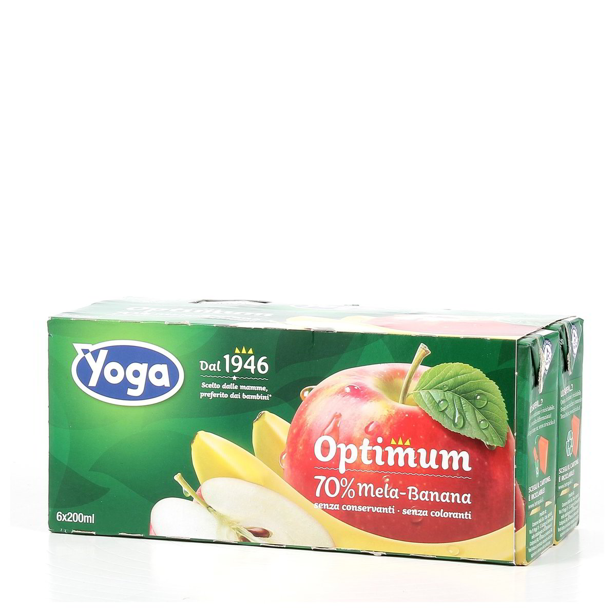 Yoga Succo Optimum 70% Mela Banana 6x20 cl