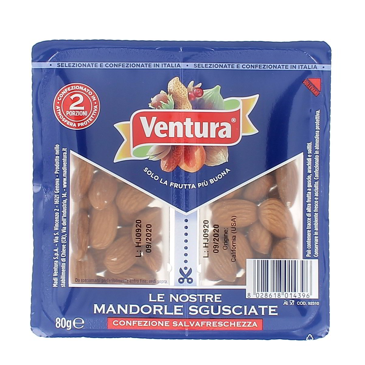 Ventura Mandorle Sgusciate 2x40 g