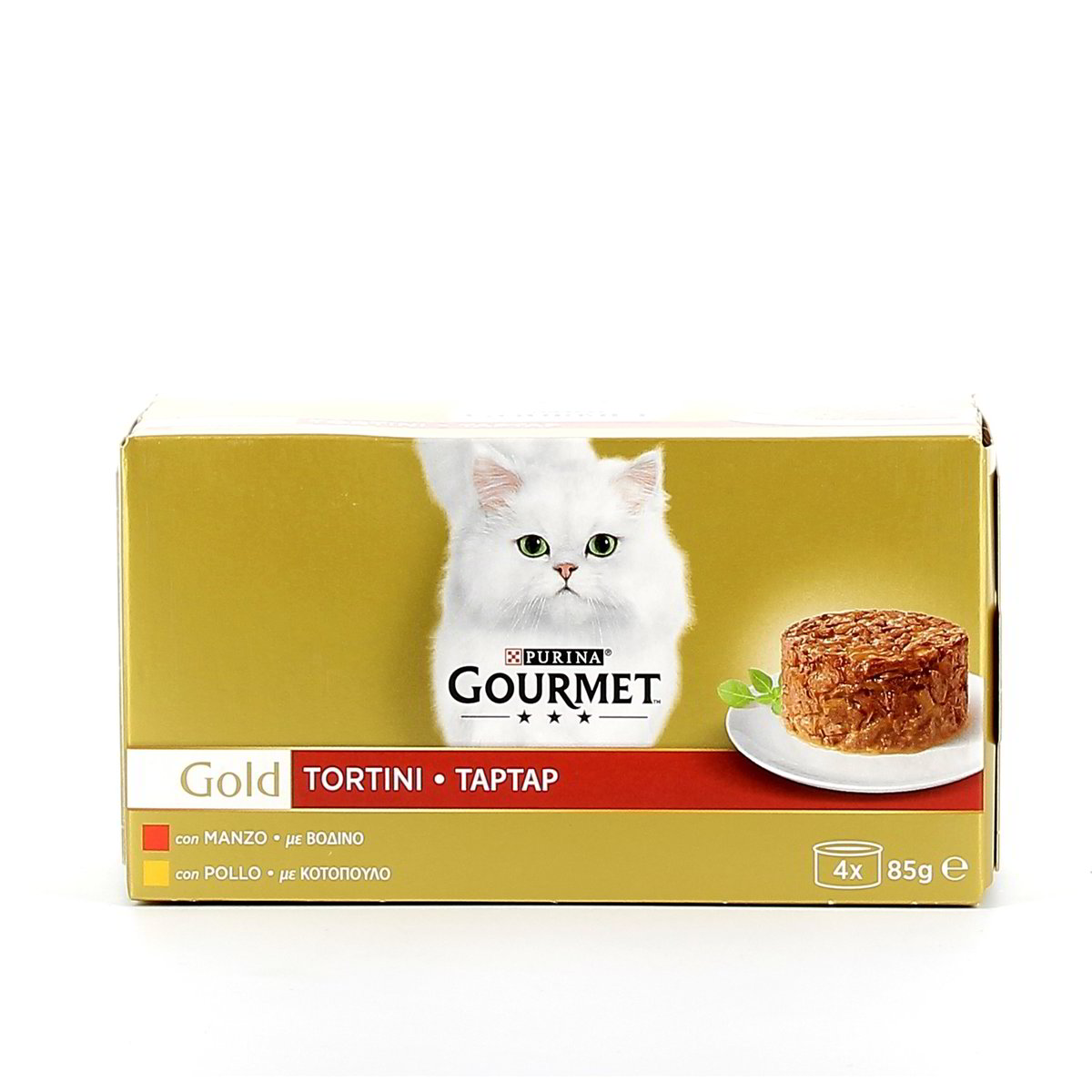 Purina GOURMET TORTINI MANZO E POLLO x4 340 g