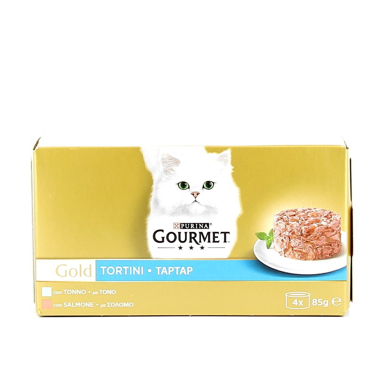 Purina GOURMET GOLD TORTINI TONNO E SALMONE x4 340 g