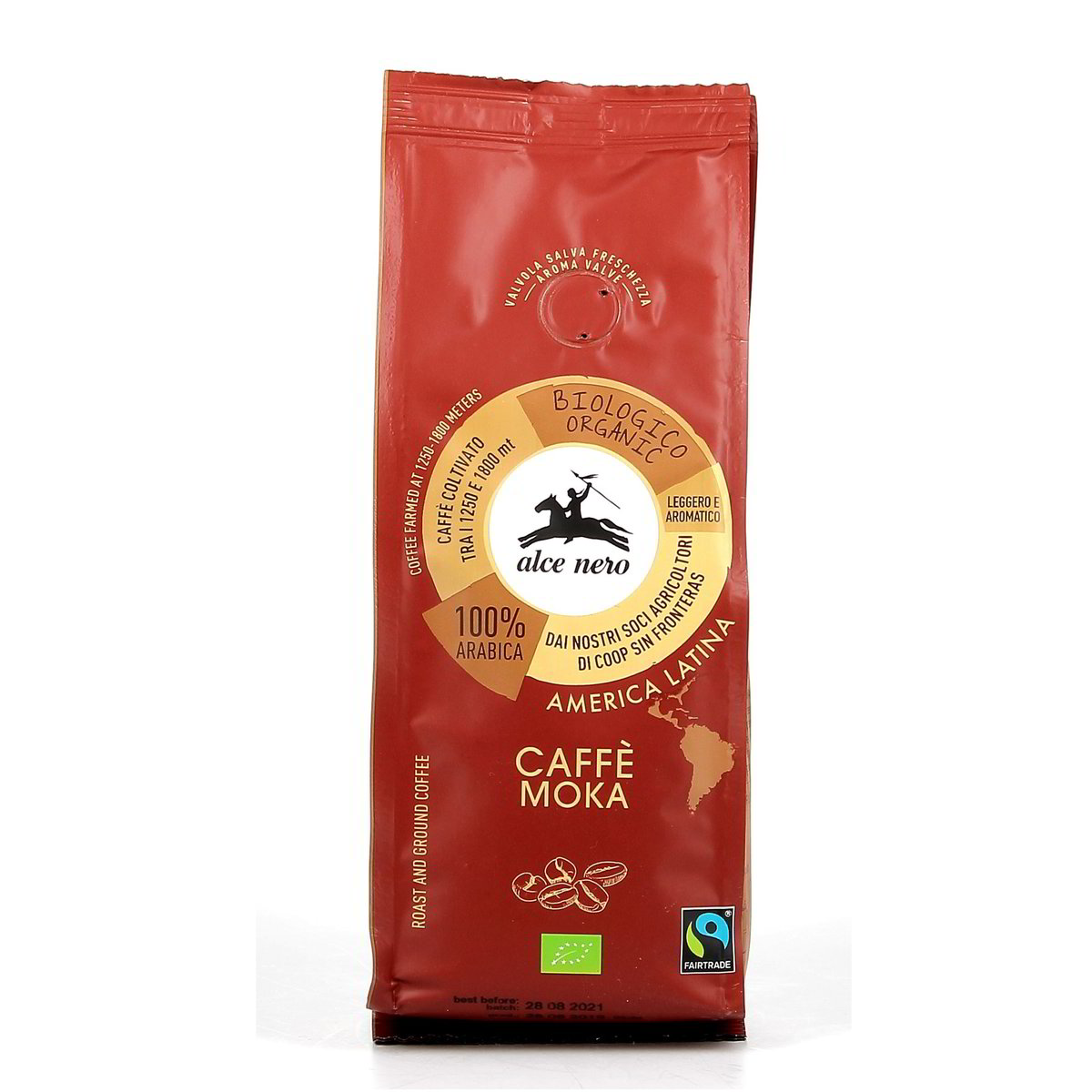 Alce Nero Caffè Moka America Latina Bio 250 g