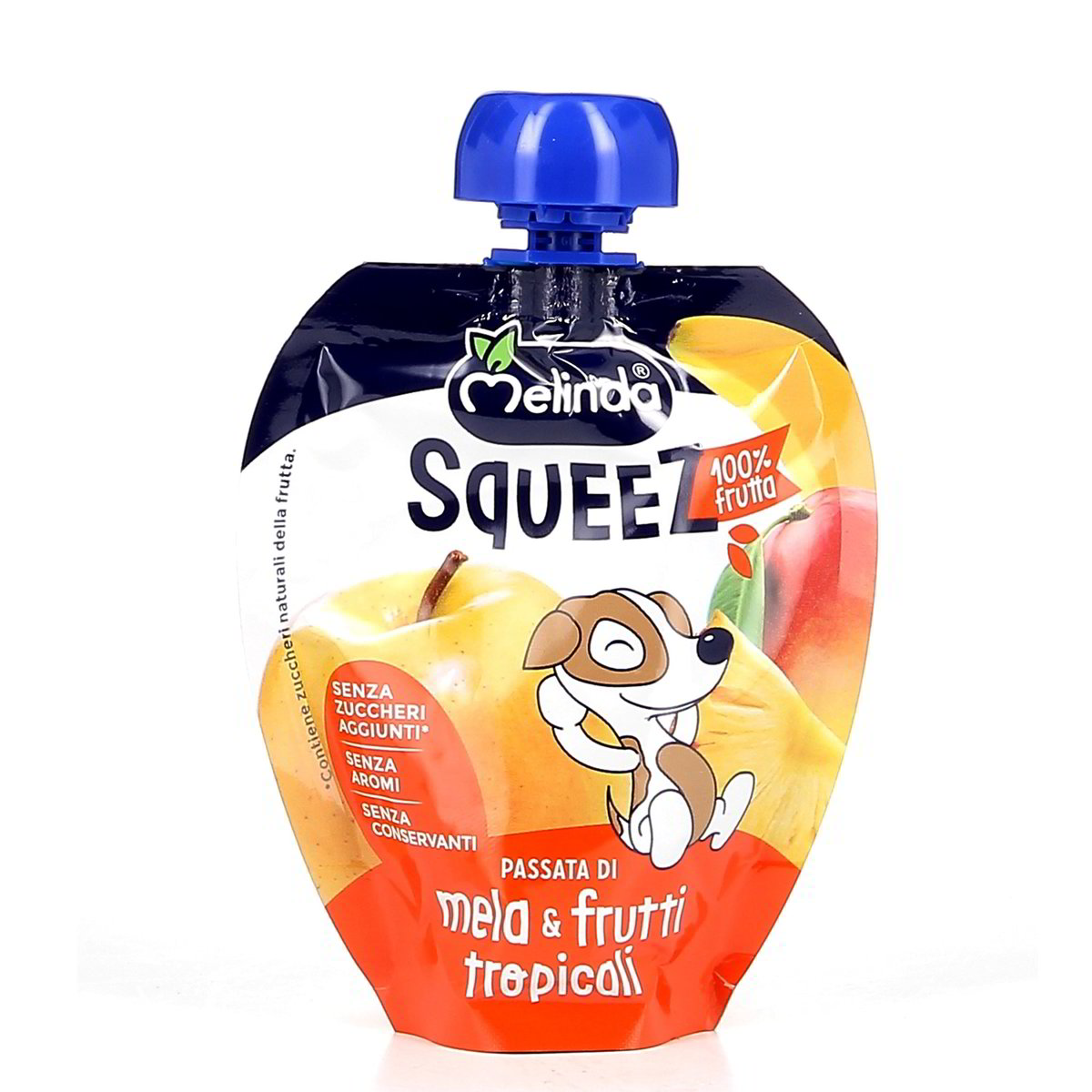 Melinda Squeez Mela E Frutti Tropicali 90 g