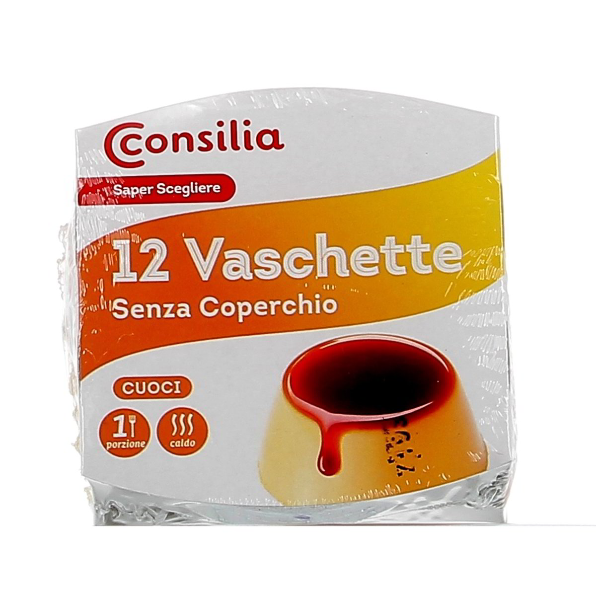 Consilia Coppette Monodose Alluminio 12 pezzi