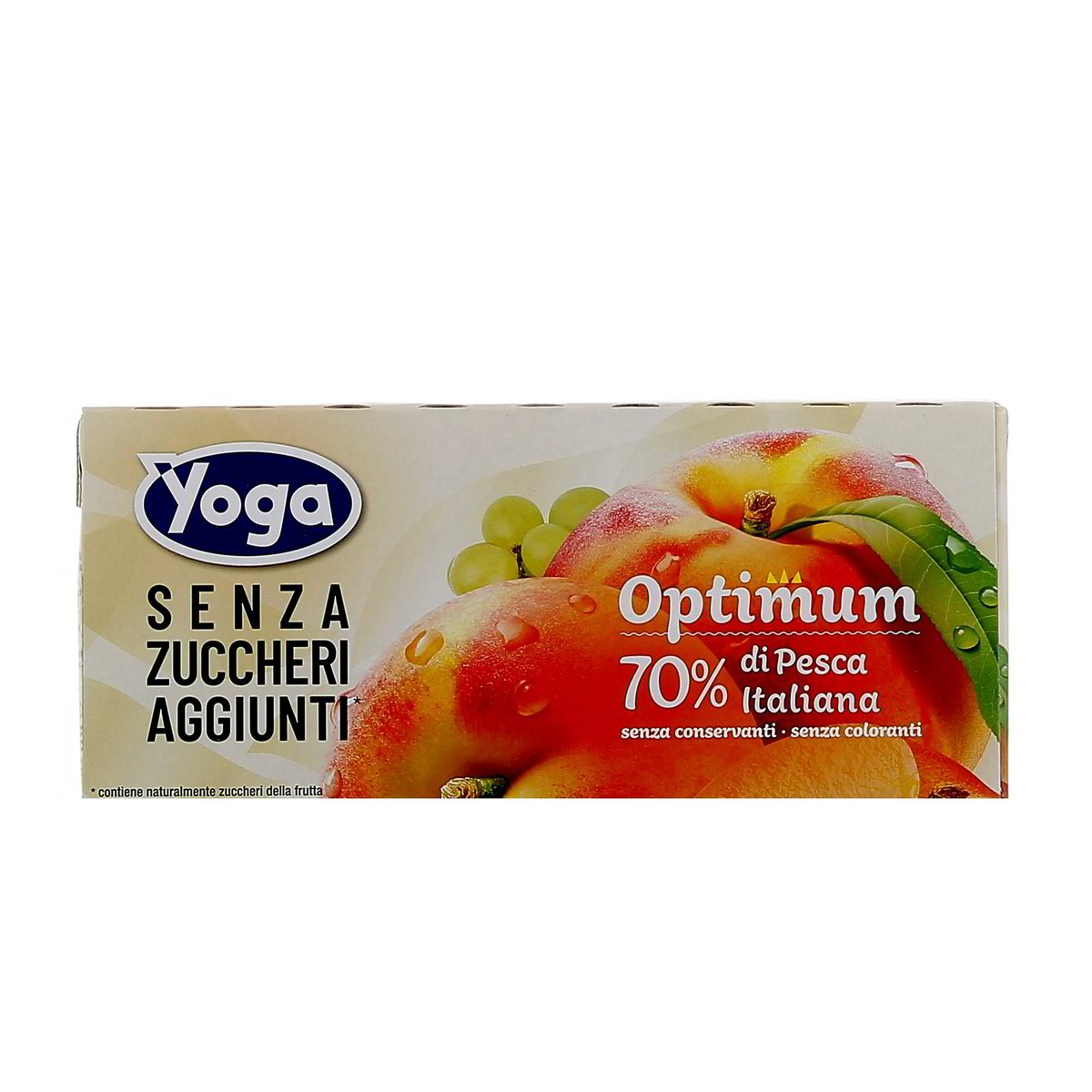 Yoga Succo Optimum 70% Di Pesca Senza Zucchero Aggiunti 3x20 cl