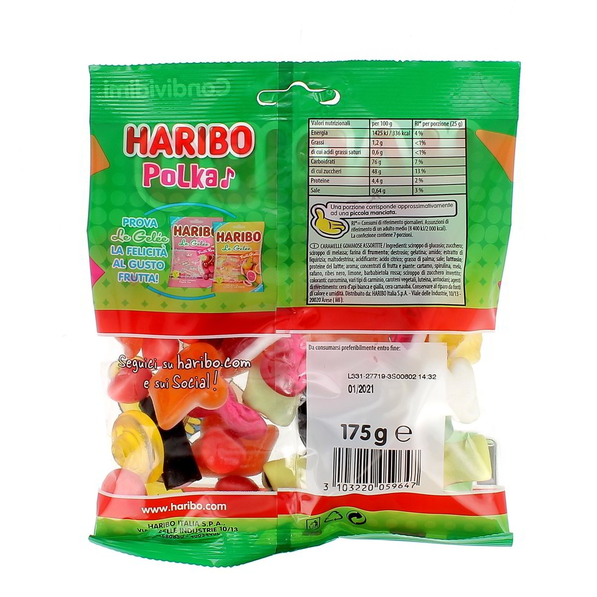 Haribo Polka 175 g — immagine 3