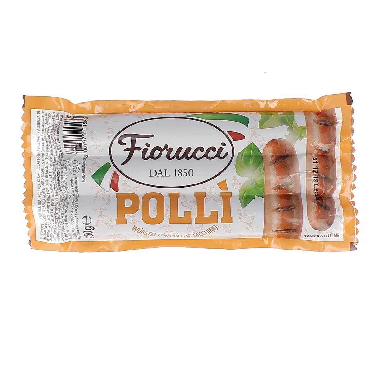 Fiorucci Würstel Maxi Pollì Con Pollo E Tacchino 250 g
