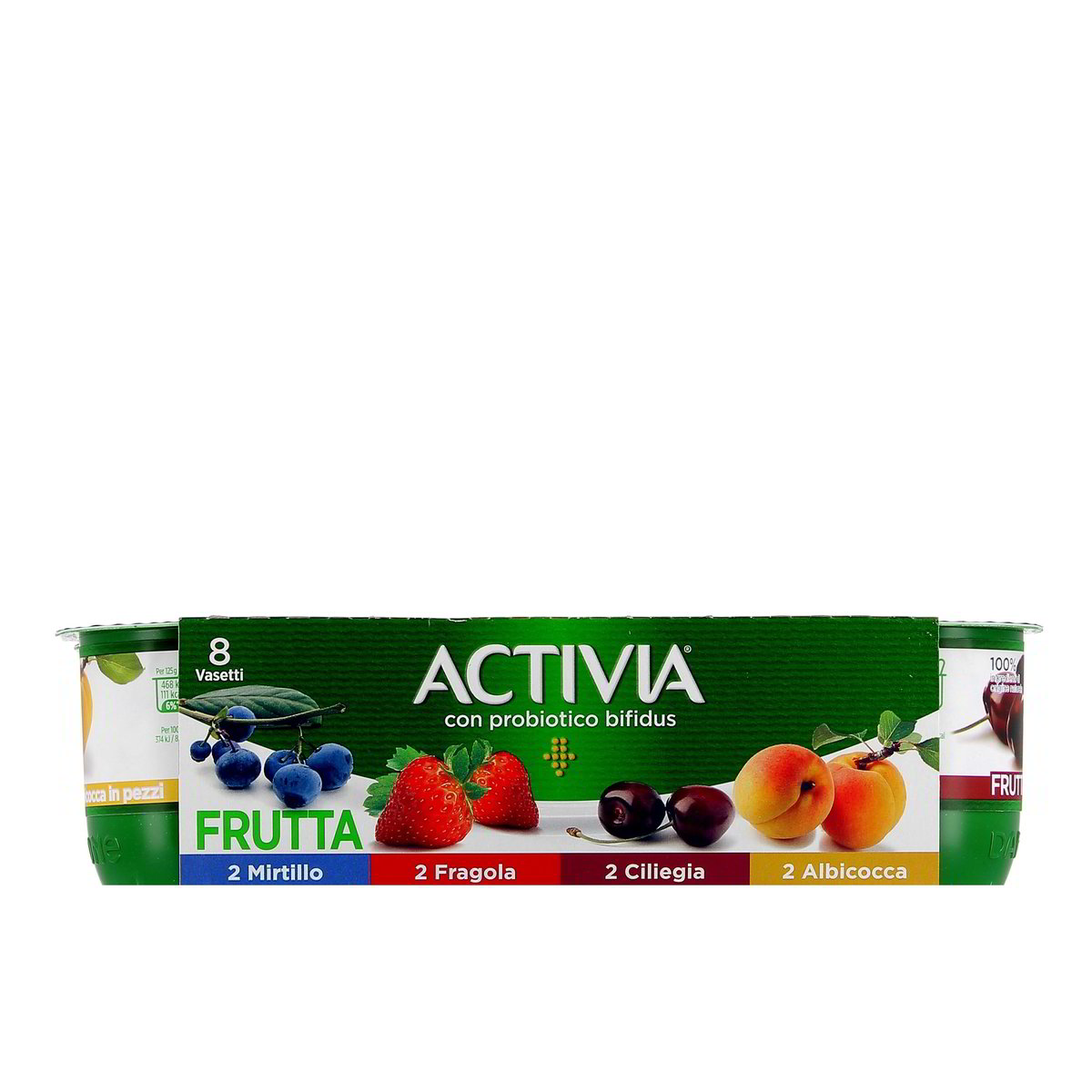 Danone Activia Frutta Gusti Assortiti 8x125 g