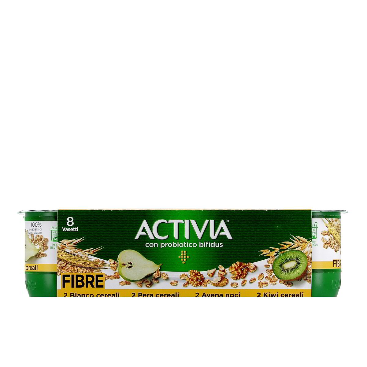 Danone Activia Fibre Gusti Assortiti 8x125 g