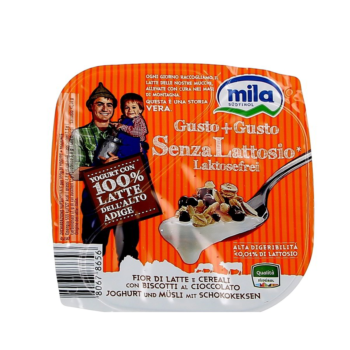 Mila Yogurt Fior Di Latte Cereali Con Biscotti Cioccolato Senza Lattosio 150 g