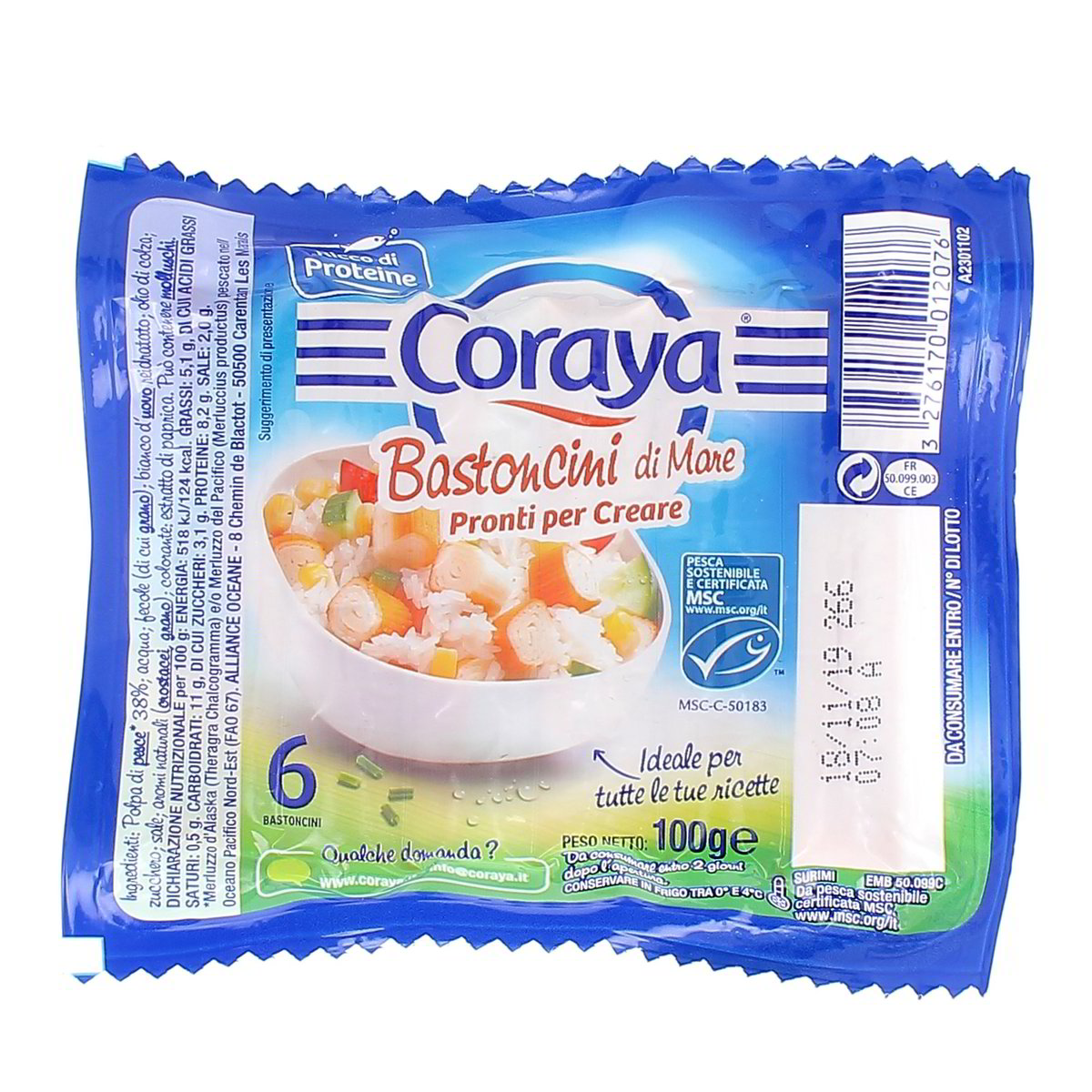 Coraya Bastoncini Di Mare 100 g