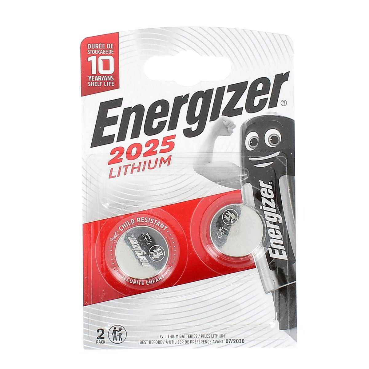 Energizer 2025 Lithium 2 pezzi