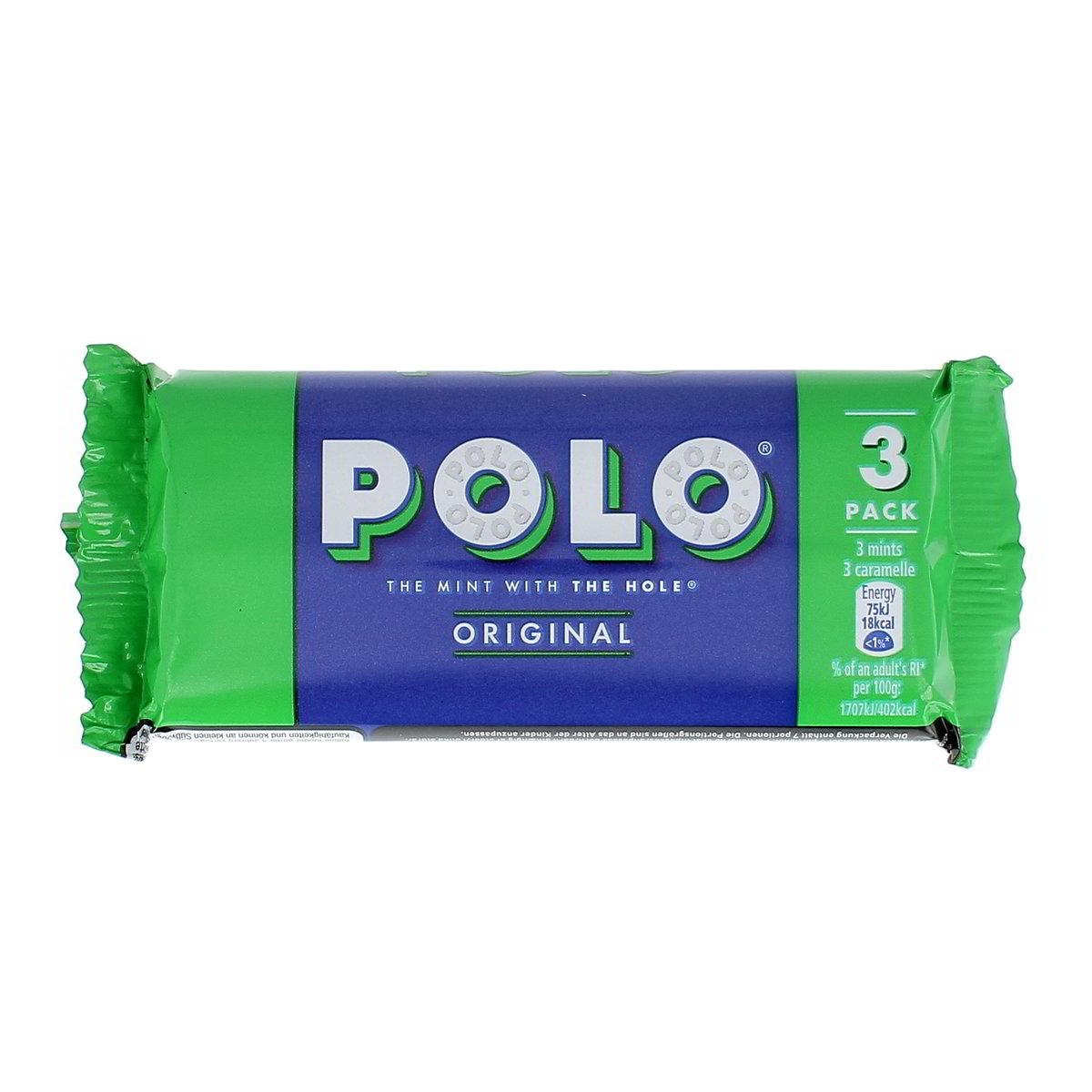 Nestlé Polo Caramelle Alla Menta 3 Tubi da 34 g