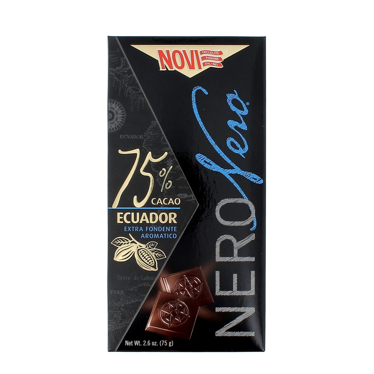 Novi Nero Nero 75% Cacao 75 g