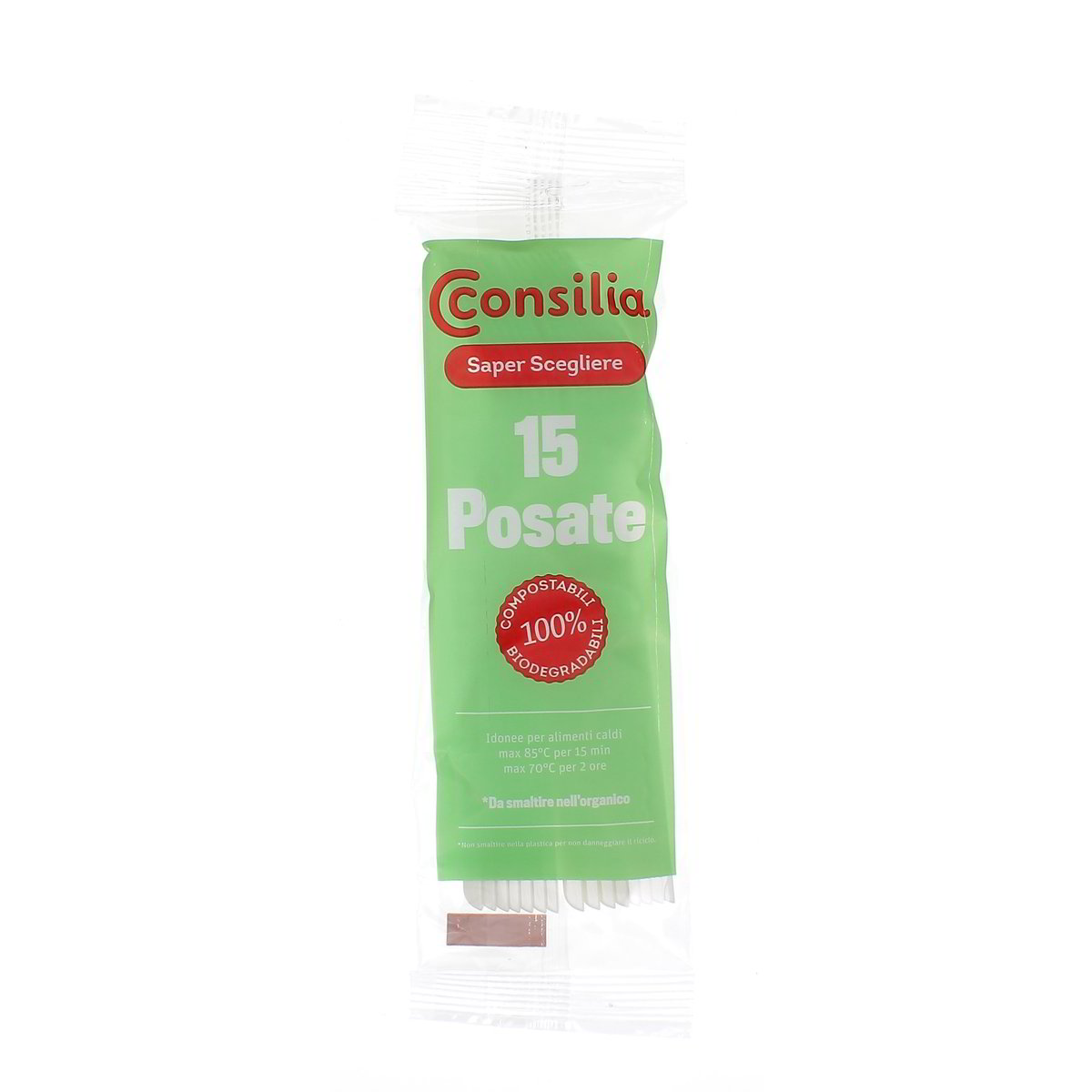 Consilia Forchette Biodegradabili 15 pezzi