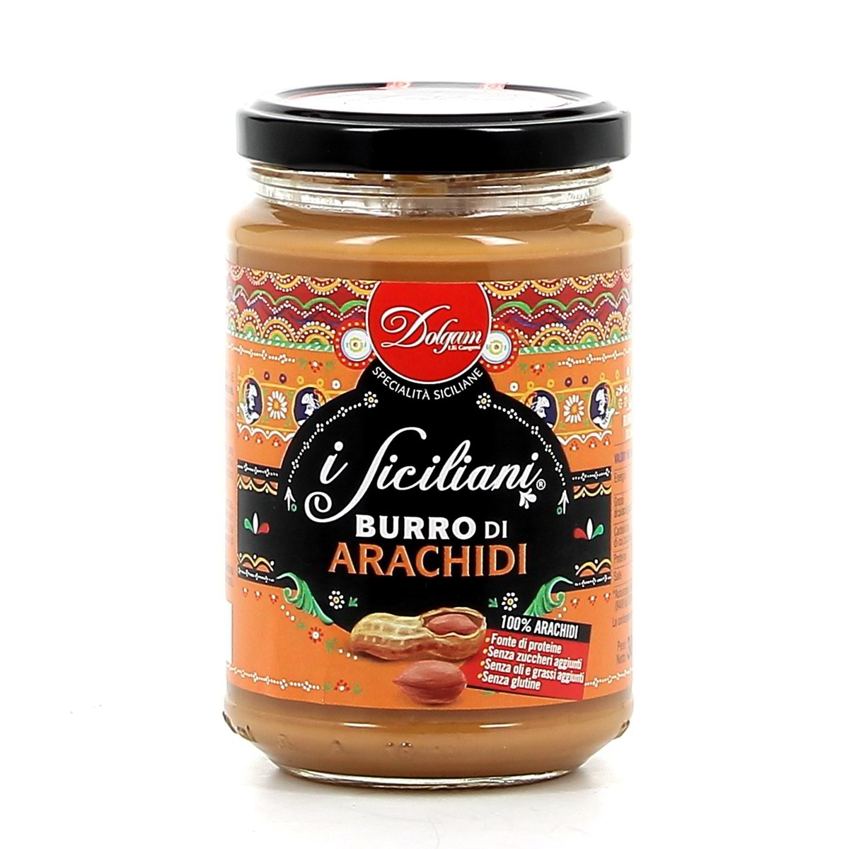 I Siciliani Burro Di Arachidi Al 100% 300 g