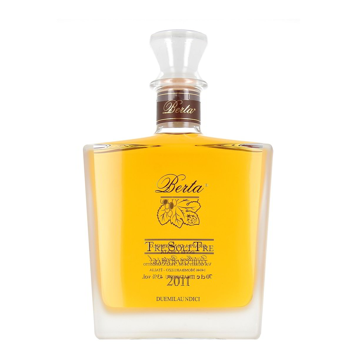 Berta Tre Soli Tre Grappa Invecchiata 70 cl