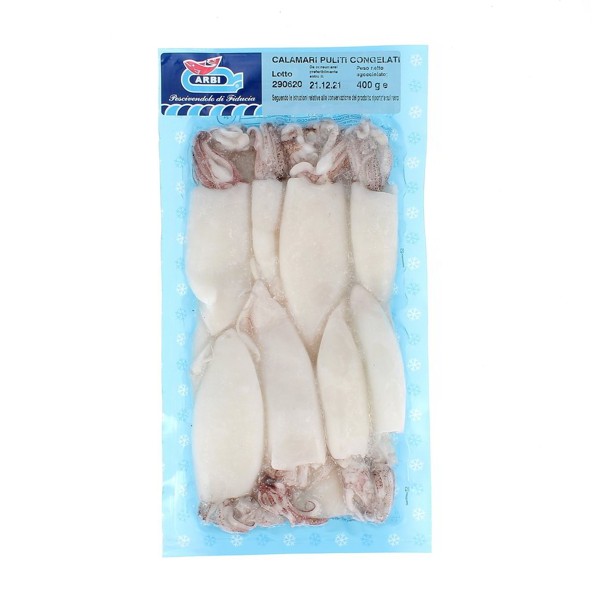Arbi Calamari Indopacifici Puliti 400 g
