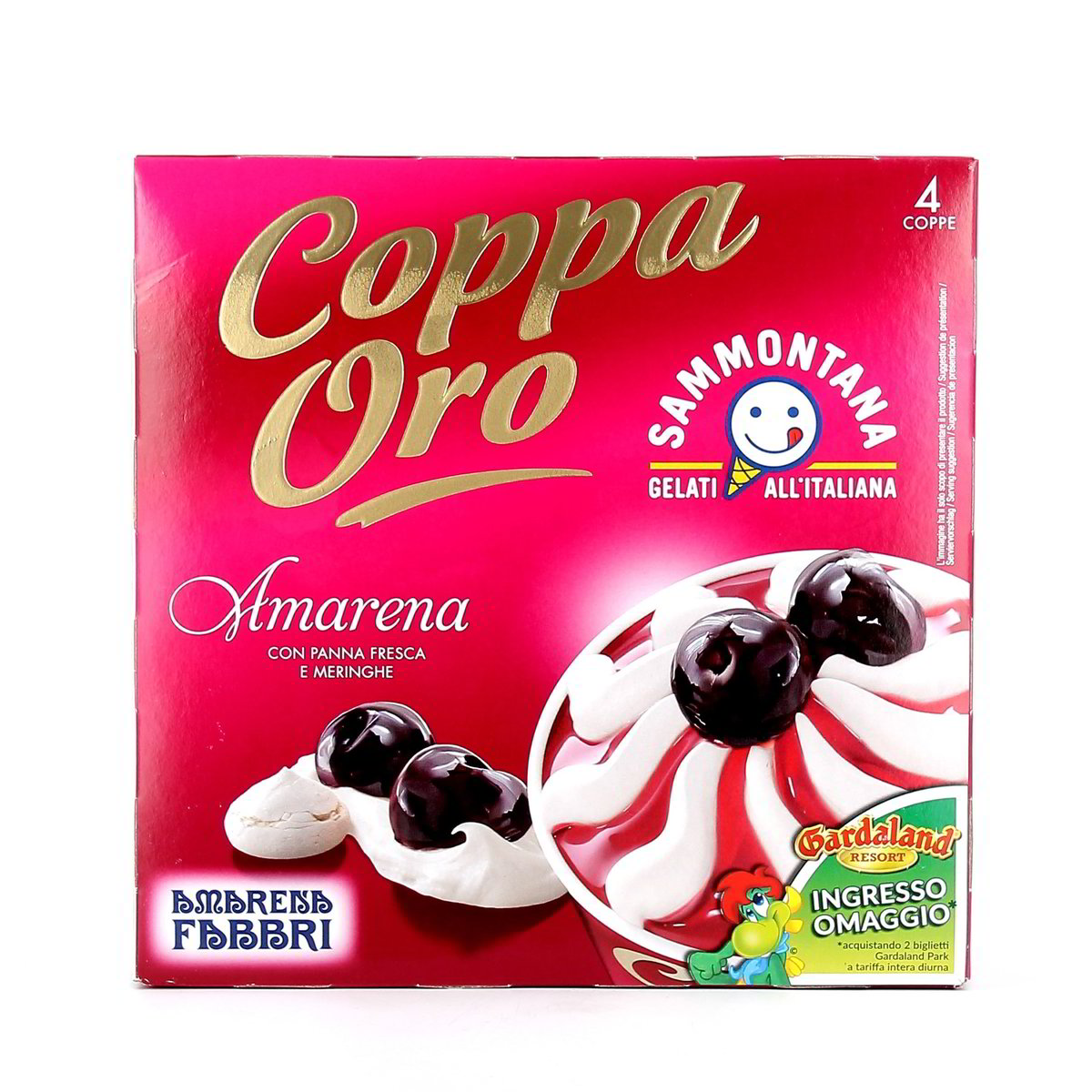Sammontana COPPA ORO AMARENA FABBRI x4 360 g