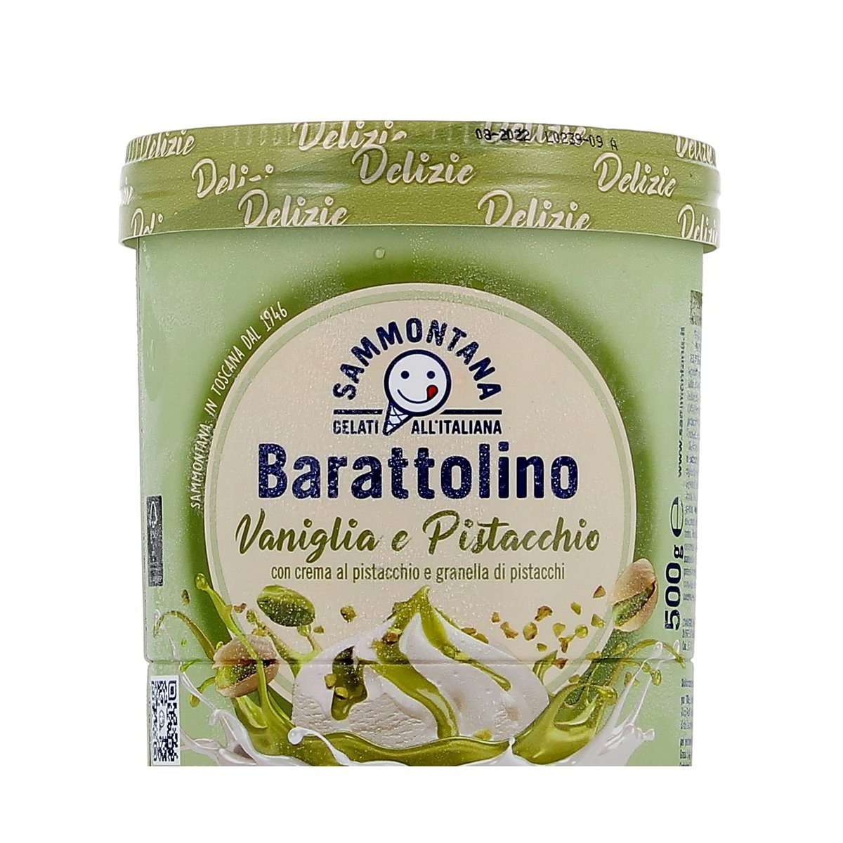 Sammontana Barattolino Vaniglia E Pistacchio 500 g