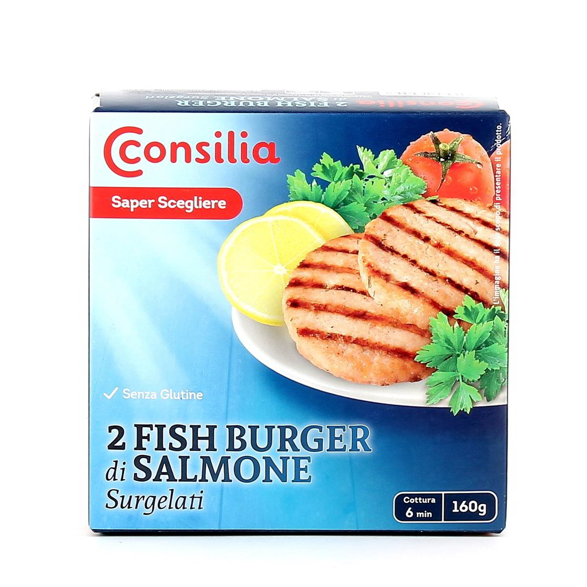 Consilia 2 Fishburger Di Salmone 160 g