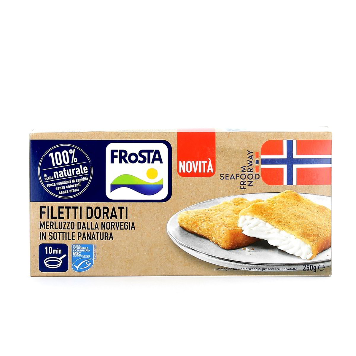 Frosta Filetti Dorati Merluzzo Dalla Norvegia In Sottile Panatura 250 g
