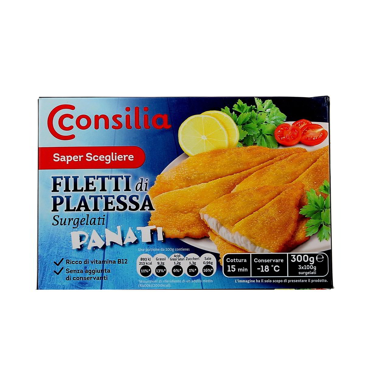 Consilia Filetti Di Platessa Surgelati Panati 300 g