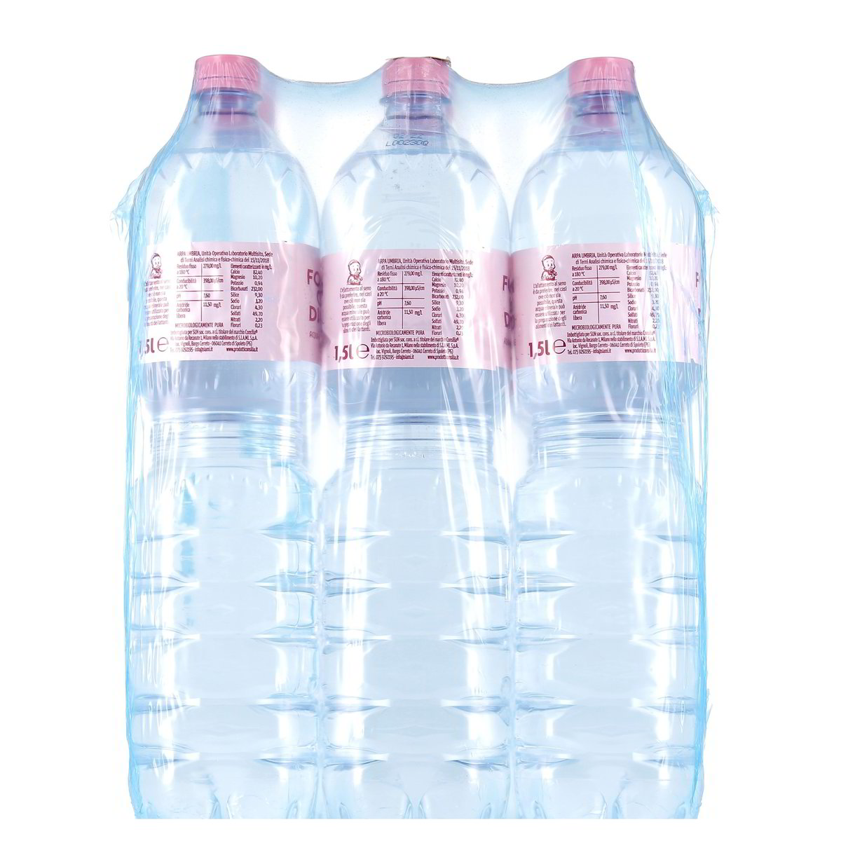 Consilia Acqua Fonte Viva Cerreto Di Spoleto Naturale 6 bottiglie GRANDI da 1,5 l