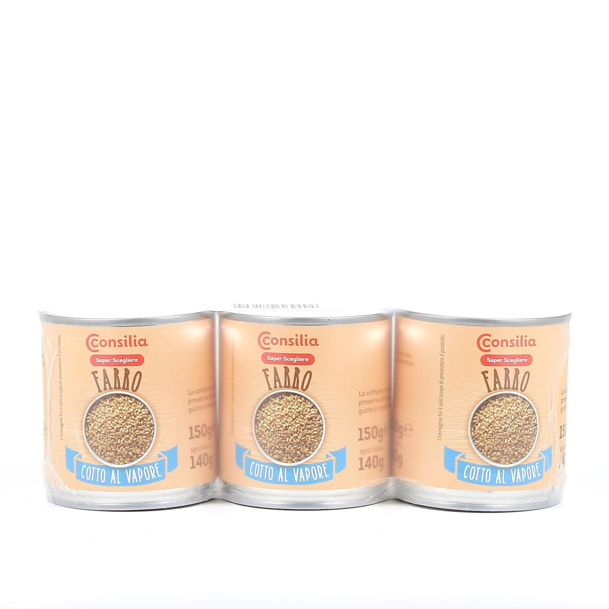 Consilia Farro Cotto Al Vapore 3x150 g - sgocciolato 3x140 g