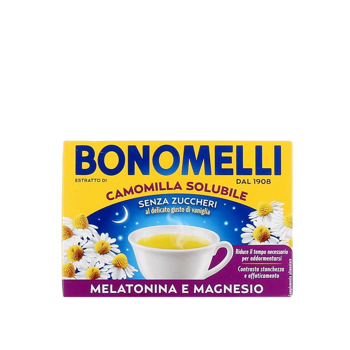 Bonomelli Camomilla Solubile Melatonina E Magnesio 16 Bustine 72 g
