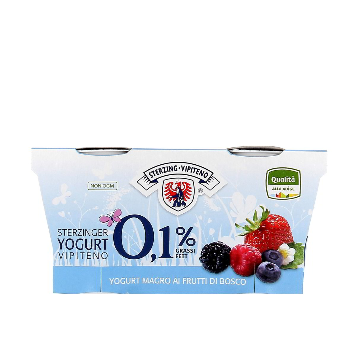 Sterzing Vipiteno Yogurt Magro Ai Frutti Di Bosco 0,1% Grassi 2x125 g