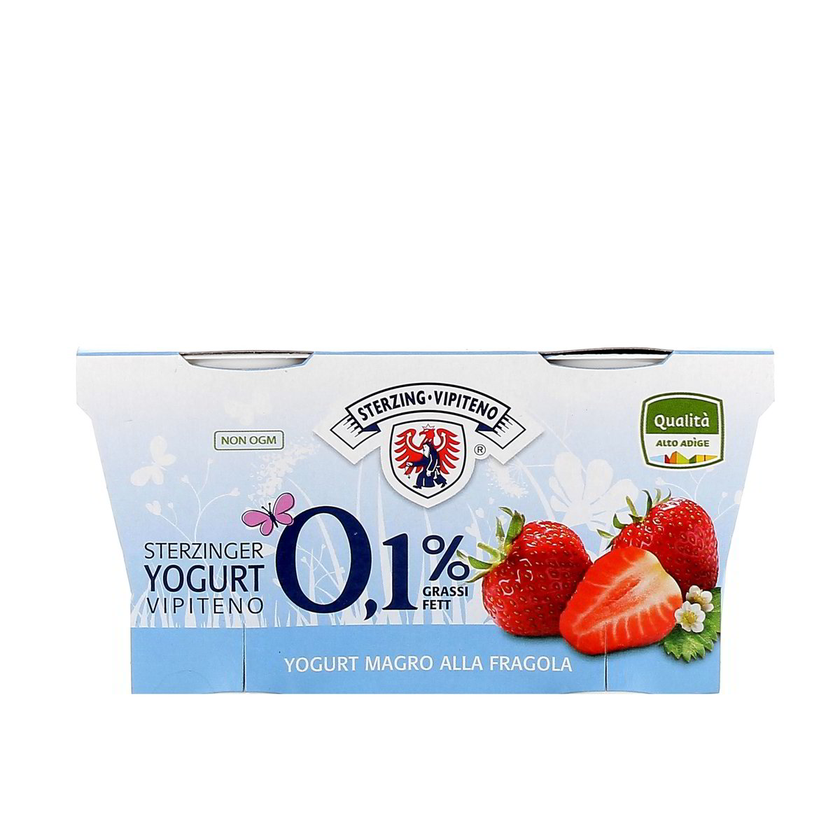 Sterzing Vipiteno Yogurt Magro Alla Fragola 0,1% Grassi 2x125 g