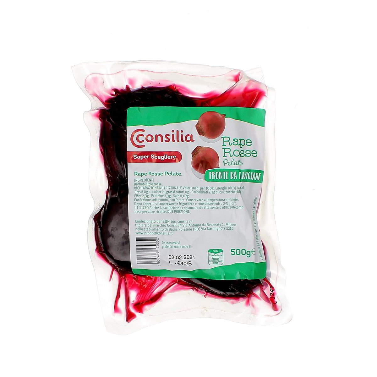 Consilia Rape Rosse Pelate 500 g