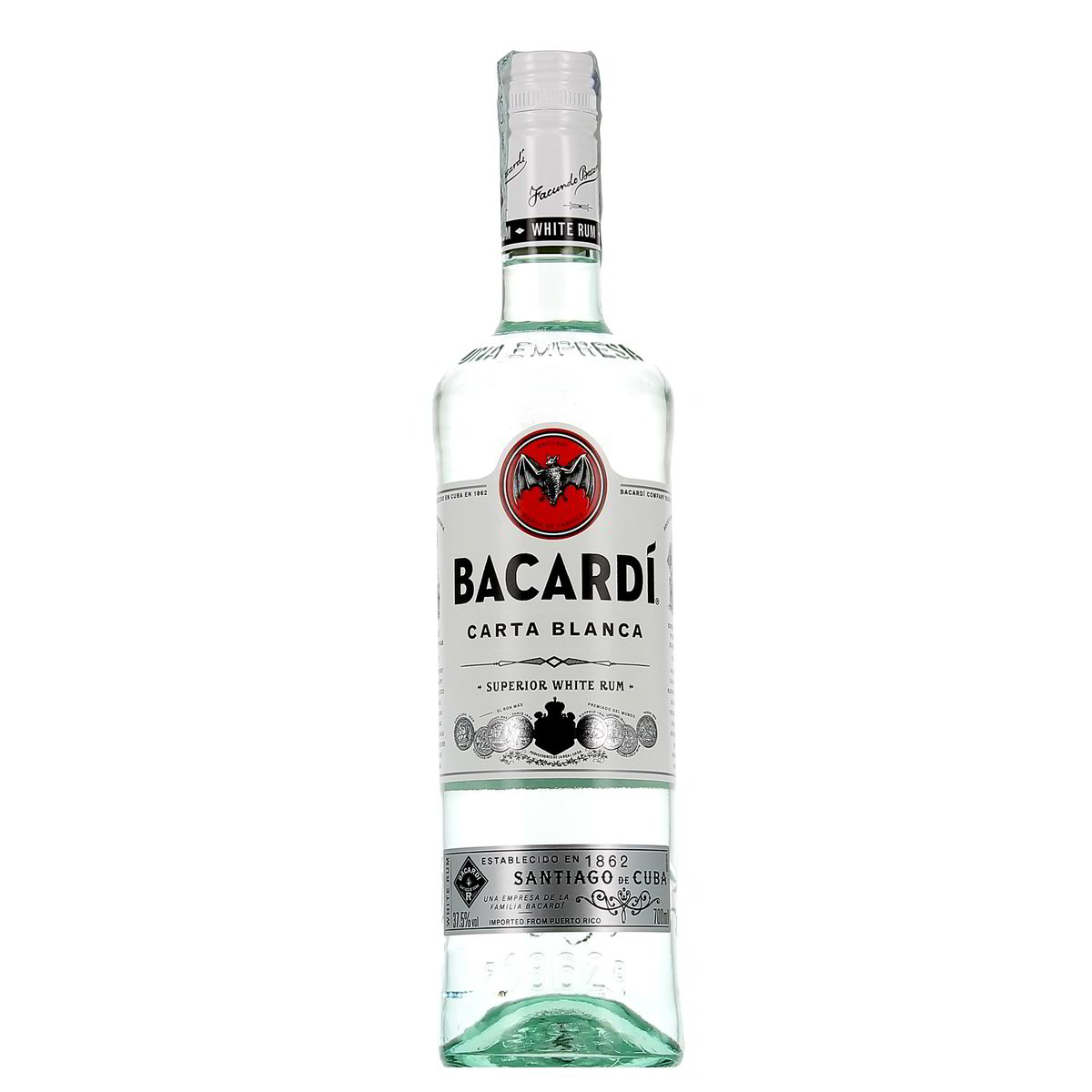 Bacardi Rum Carta Blanca 70 cl