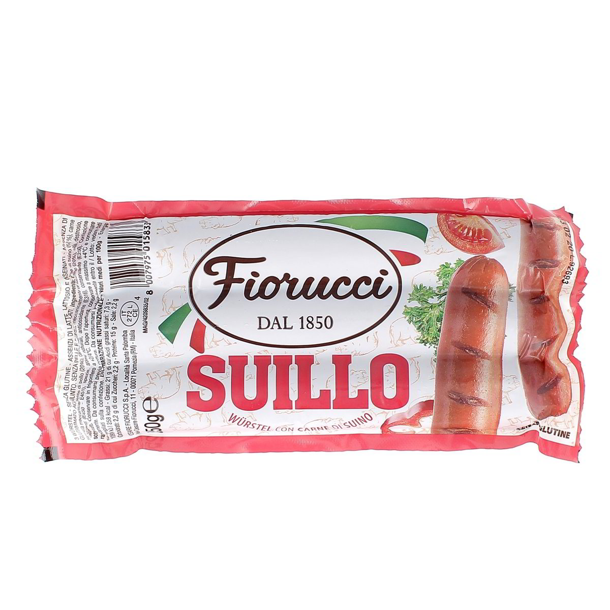 Fiorucci Würstel Maxi Suillo Con Carne Di Suino 250 g