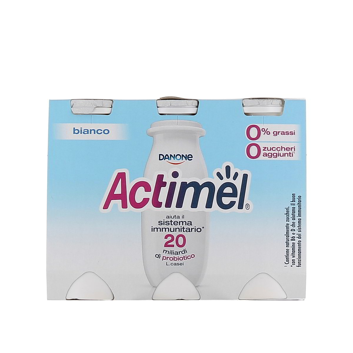 Danone Actimel Bianco 0% Grassi 6x100 g