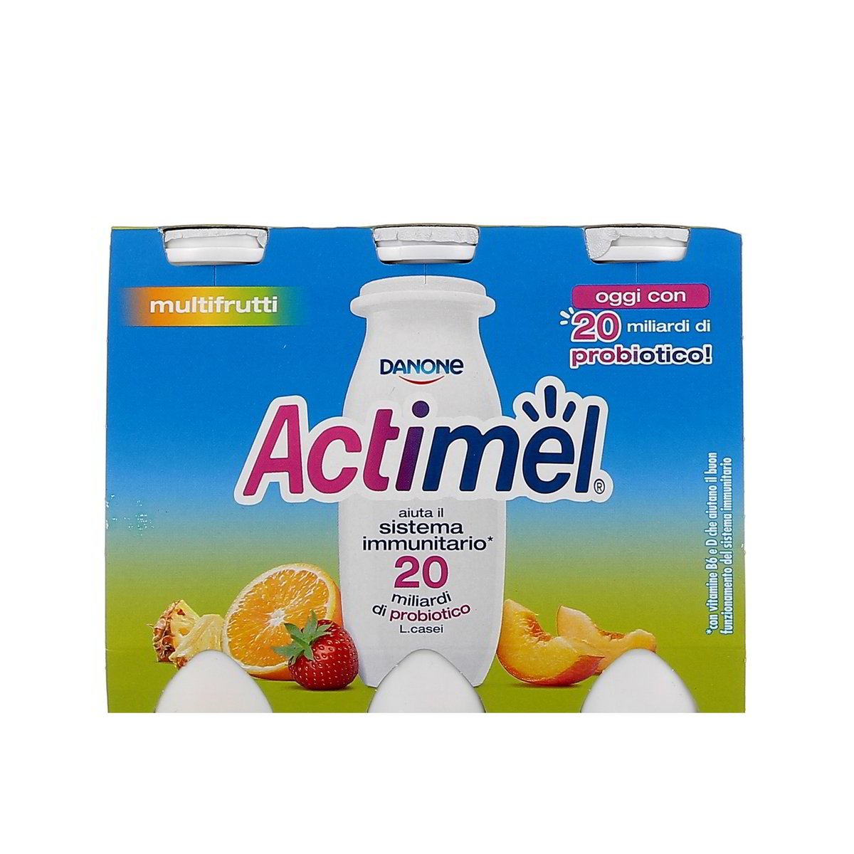 Danone Actimel Multifrutti 6x100 g