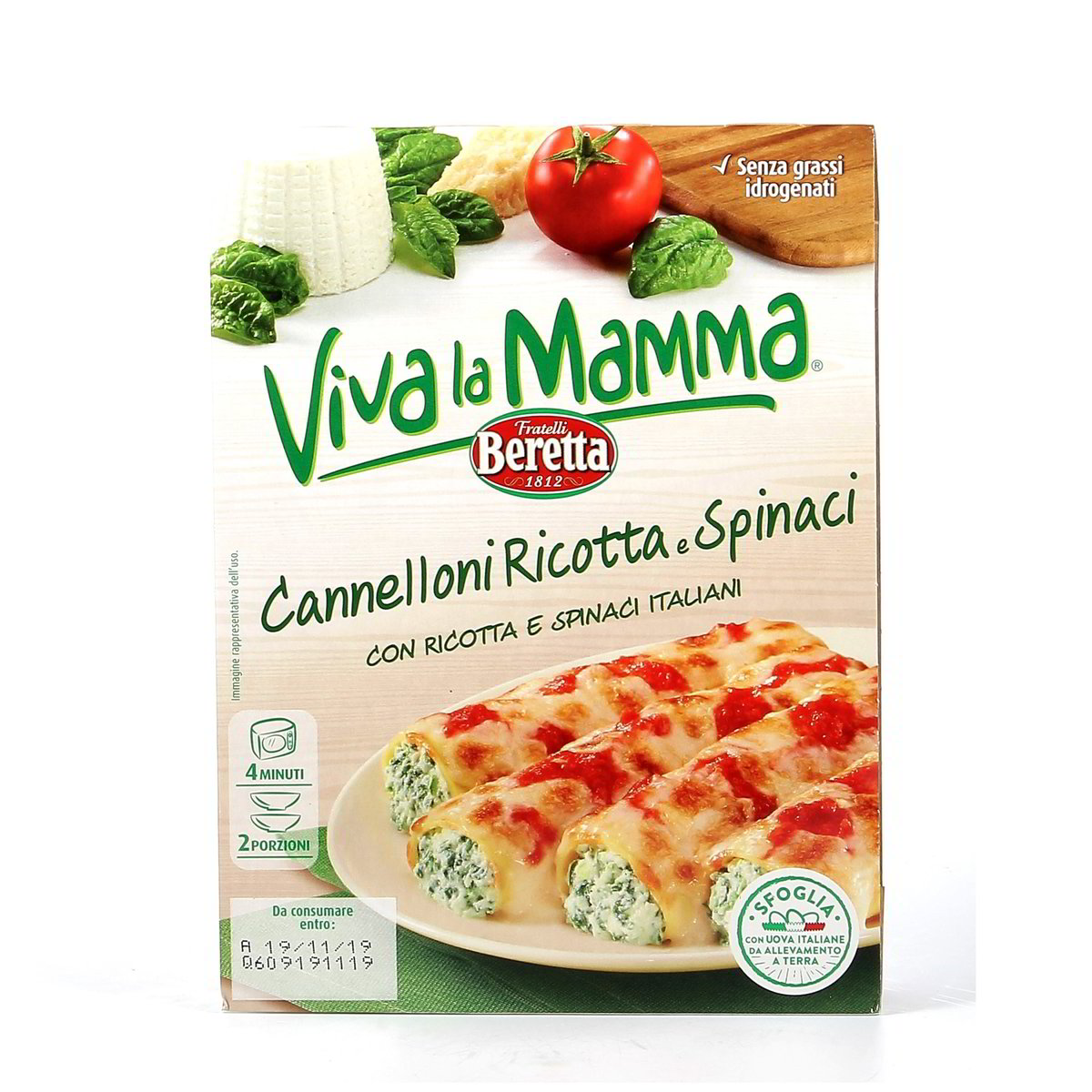 Viva la Mamma Cannelloni Con Ricotta E Spinaci 350 g